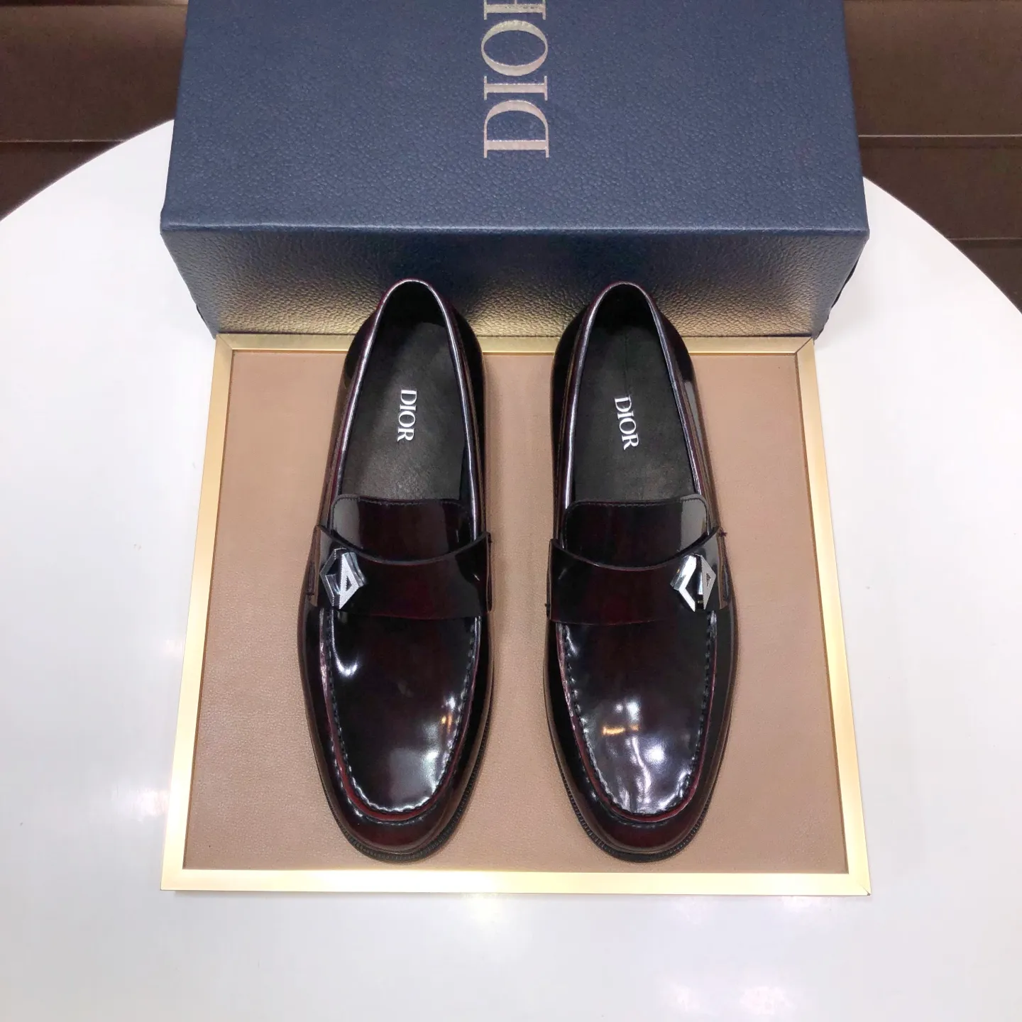Men's shoes 💰580💰[Dior] (water-dyed cowhide lining) Dior original 1:1 high-quality factory, imported original materials, imported raw cowhide, water-dyed cowhide lining, original TPU outsole, code number: 39-44 (45 customized)